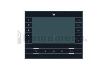FUTURA X1 BK Абонентское устройство hands-free с цветным 7" дисплеем, сенсорными клавишами, цвет чёрный лак 62100530