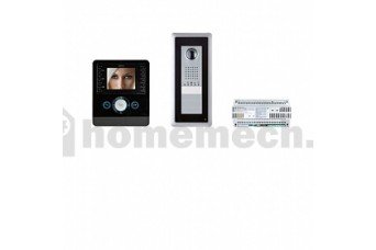 EVKITPEV11 Комплект видеодомофона BPT PERLA черный лак с вызывной панелью THANGRAM 62620440