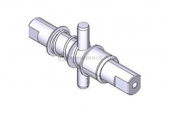 Ось ручного редуктора C010 CAME 119RICX007